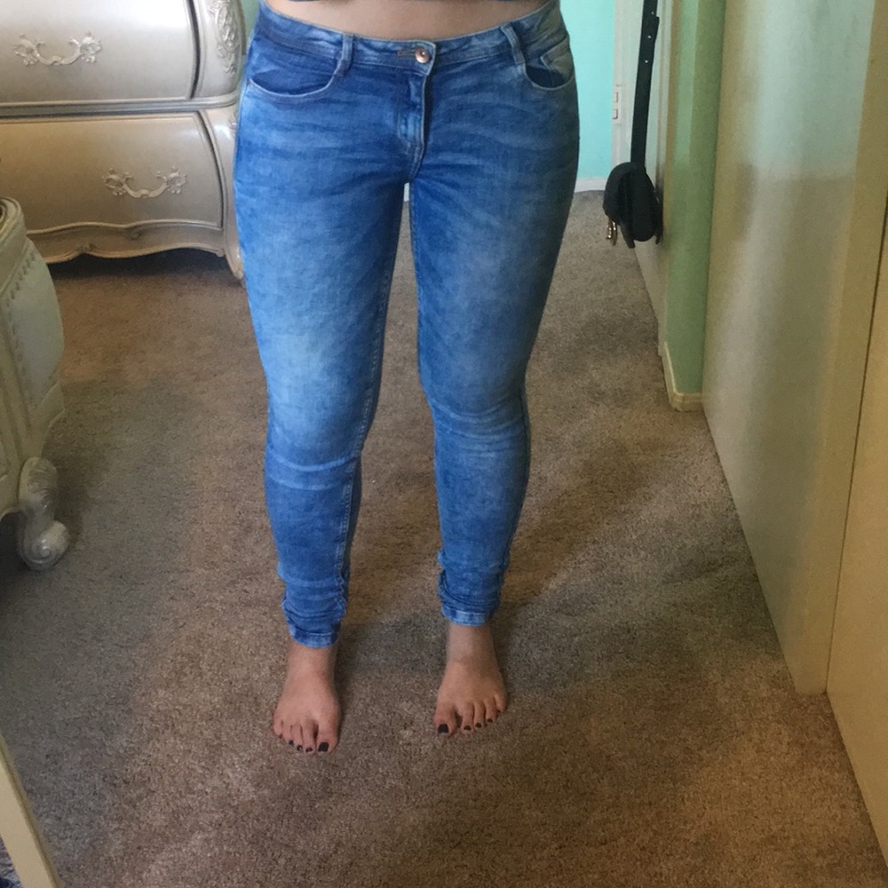 Zara trafaluc premium wash collection jeans